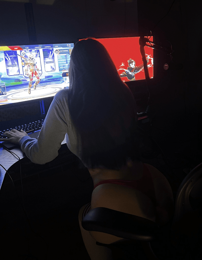 Naughty Gamer Girl Cosplay — Playful Geeky Bedroom Image Gallery
