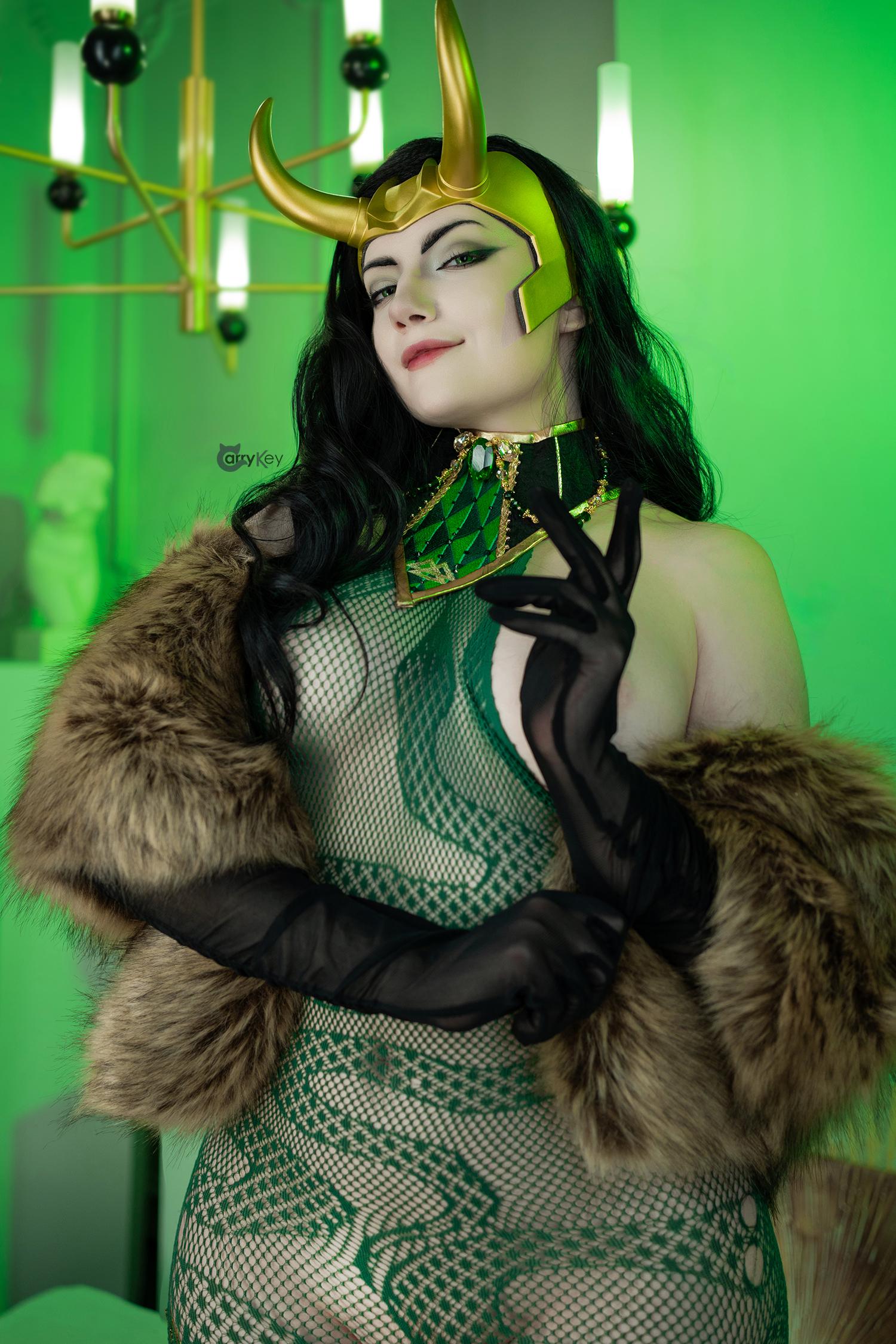 Lady Loki Cosplay — Marvel Rivals Mischief and Seduction Gallery