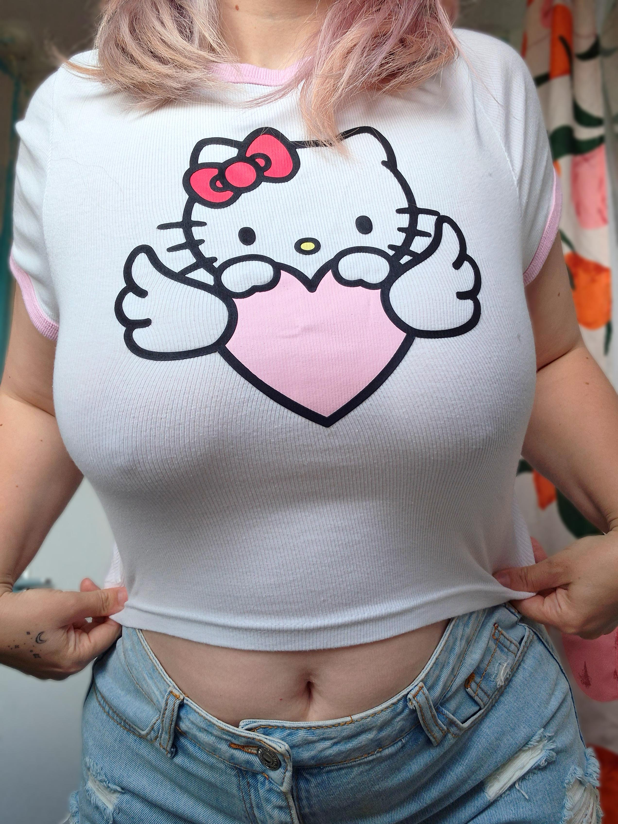 Hello Kitty Cosplay Gallery — Playful Gamer Girl Set for XXX Nerds