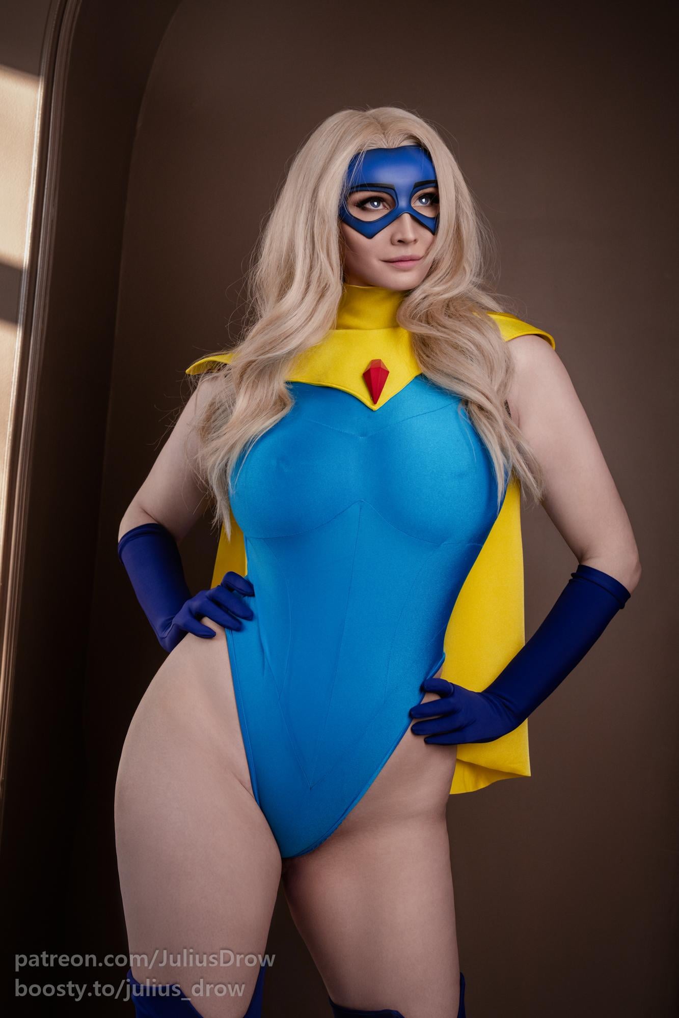 Blonde Blazer Cosplay Gallery — Dispatch-Inspired Geek Fantasy
