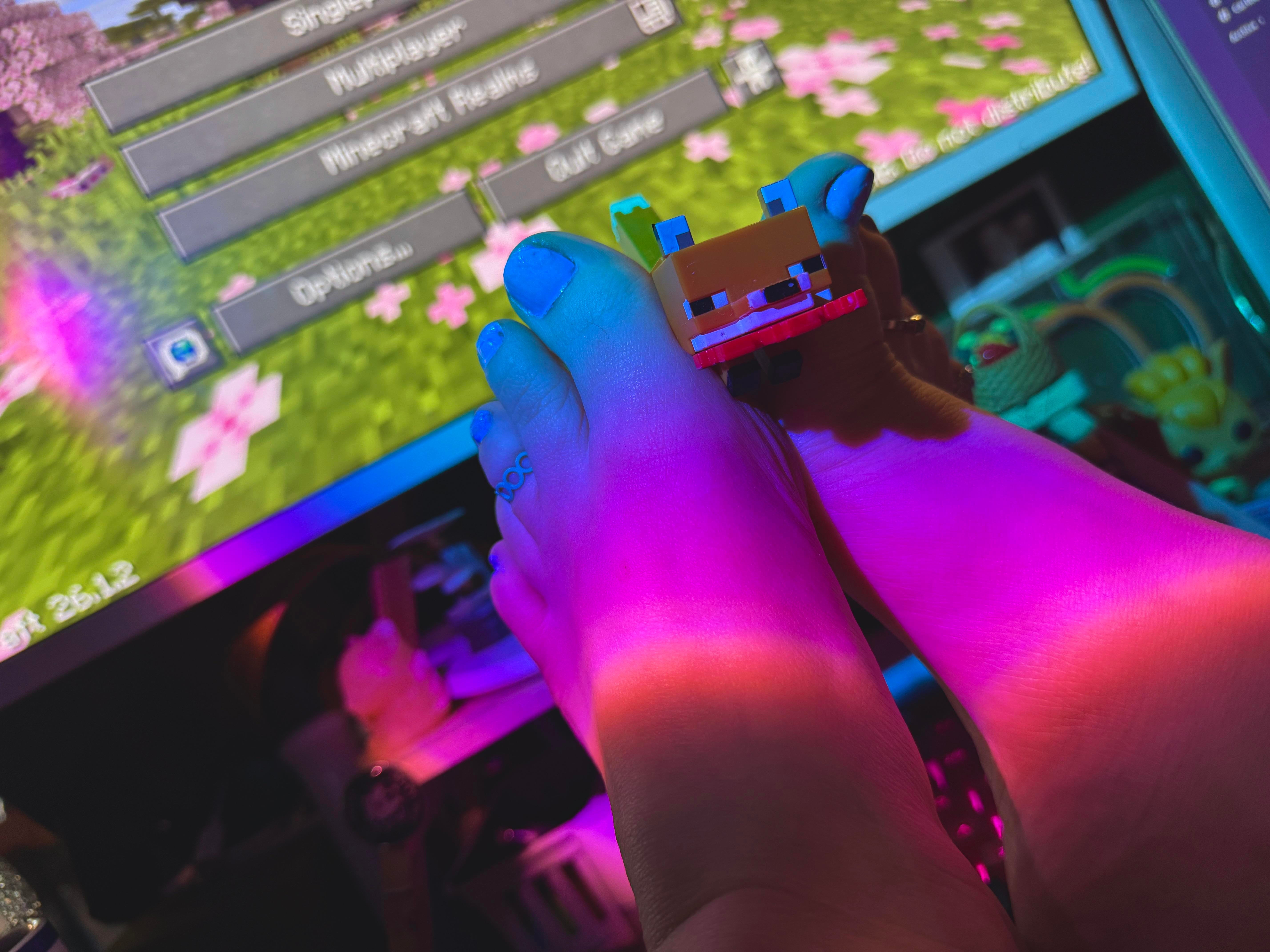 Minecraft Cosplay Gallery — Playful Gamer Girl in Blocky Fantasy Style