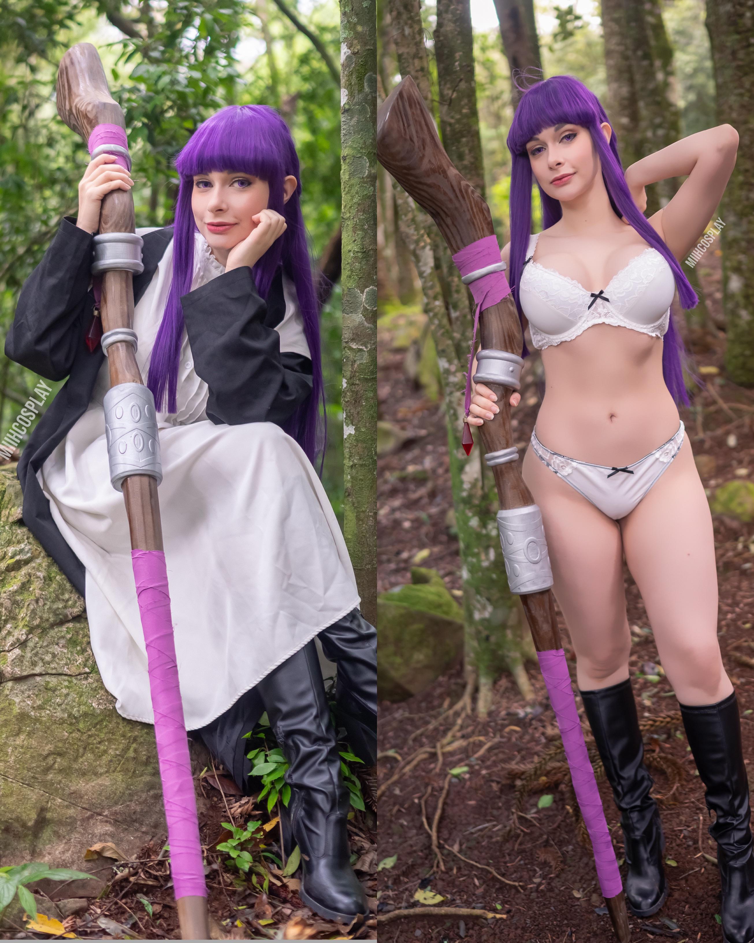 Fern’s Sizzling Cosplay: Steamy Anime Lewd Fantasy