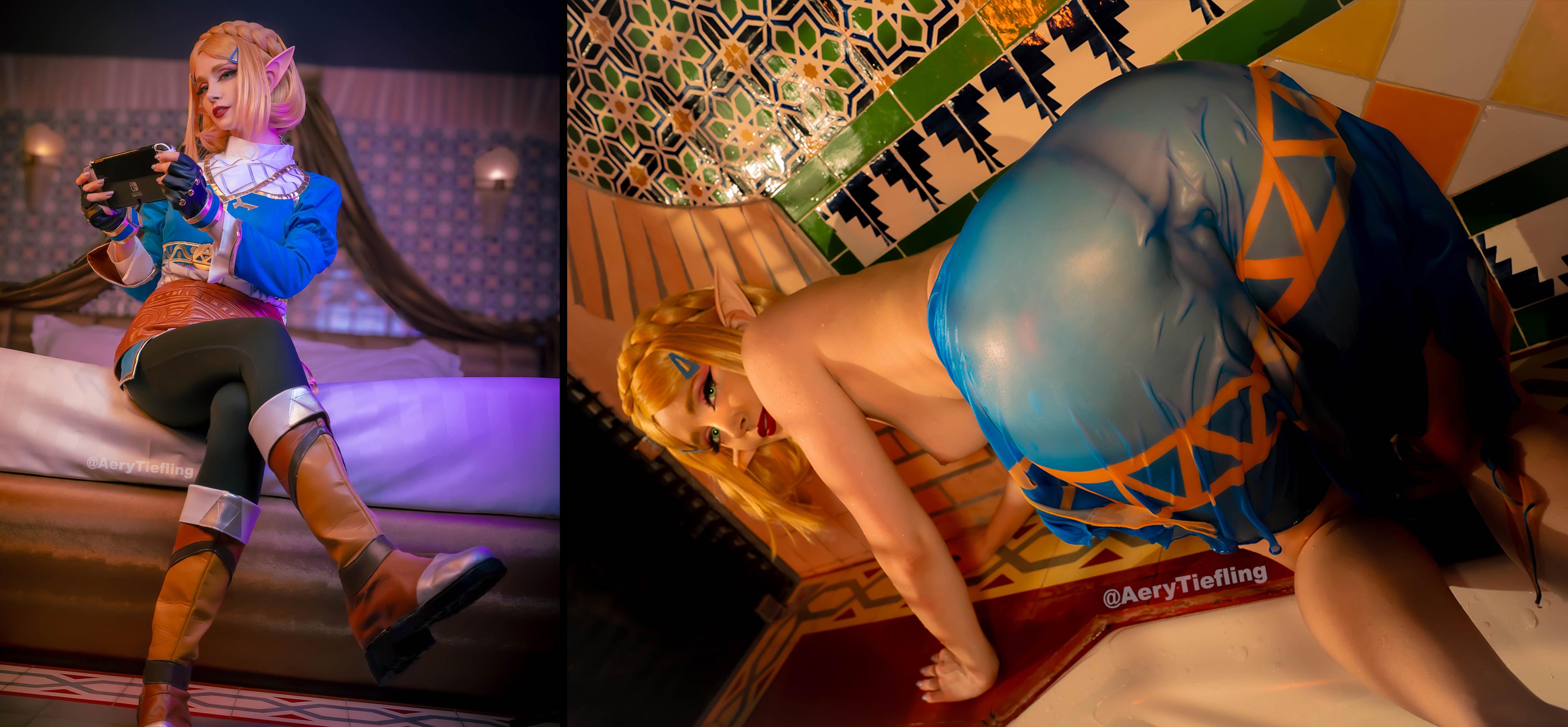 Aery Tiefling – Zelda Lewd Cosplay: Unleash the Hottest Fantasy