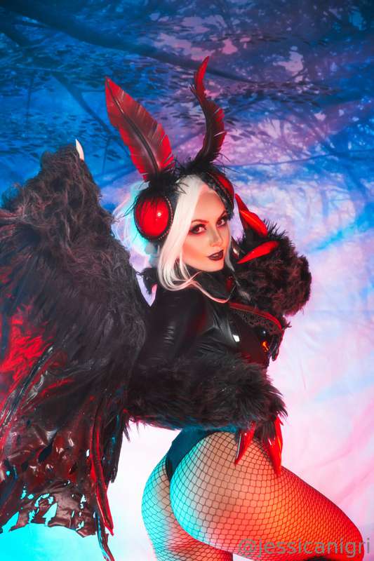 Jessica Nigri – Mothwoman Halloween Leaked Porn (12/19) – Cosplay Nudity