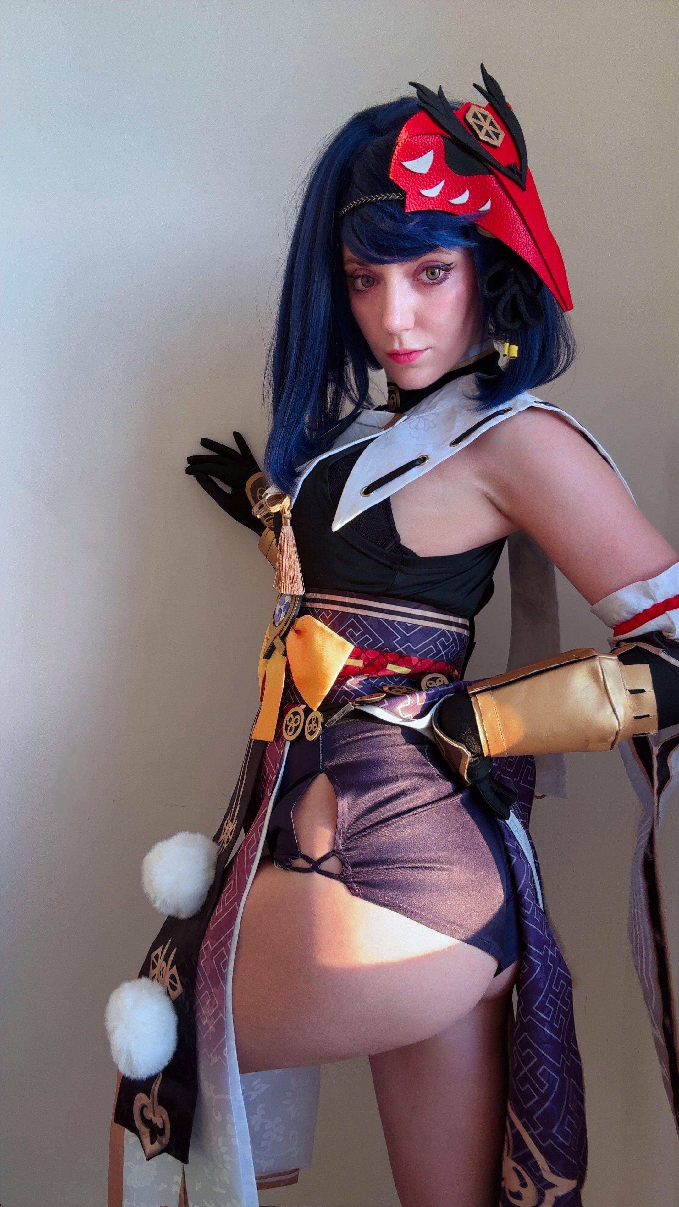 Kujou Sara Genshin Impact Cosplay Porn by Fleurxy