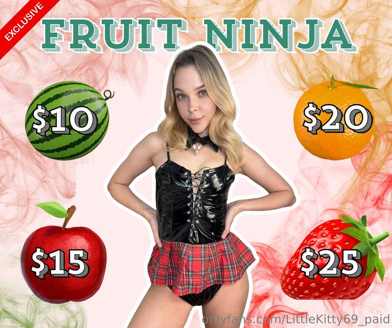 littlekitty69_paid: Fruit Ninja Cosplay Fantasy in Action