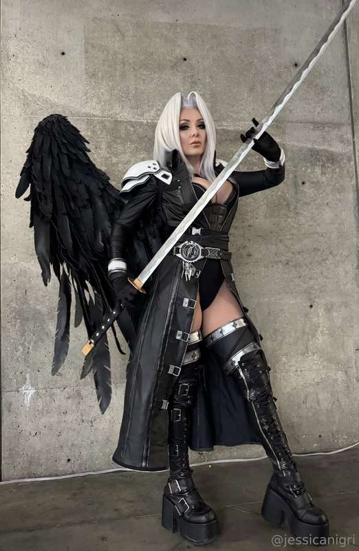 Jessica Nigri Unleashes Sephiroth at Anime Expo – Exclusive Cosplay Porn