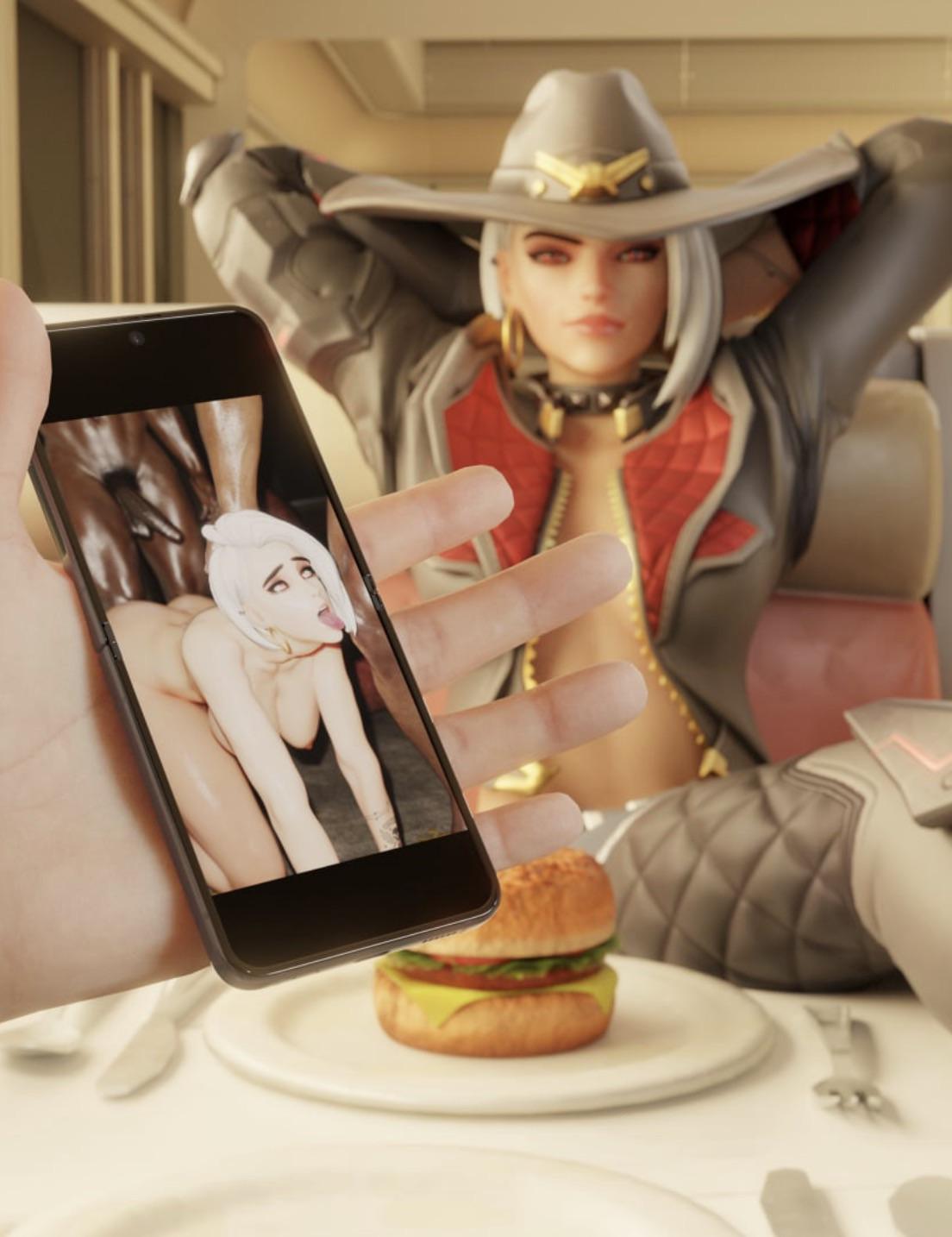 Ashe Overwatch Nerd Porn: Cosplay Fantasy in the Room