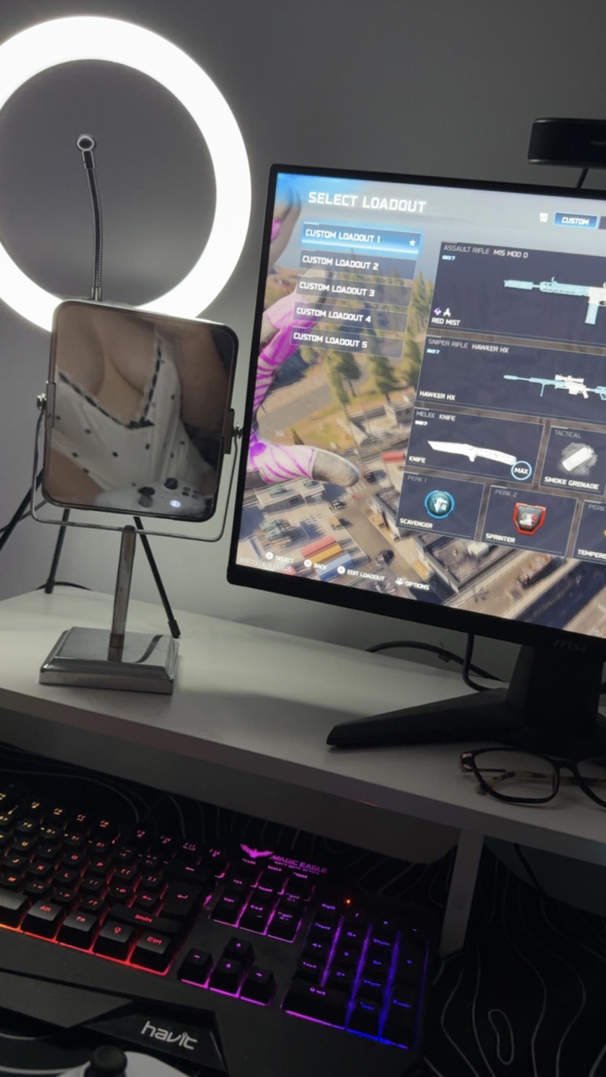 Neon Nights: Gamer Girl Leaked – RGB Thigh Highs & Streaming Sins 🤪