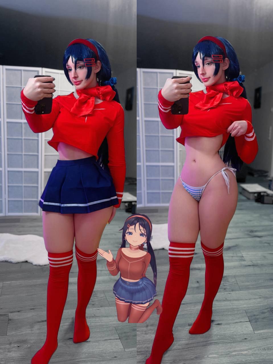 Hioshicos’ Seductive Crazy Mita Cosplay