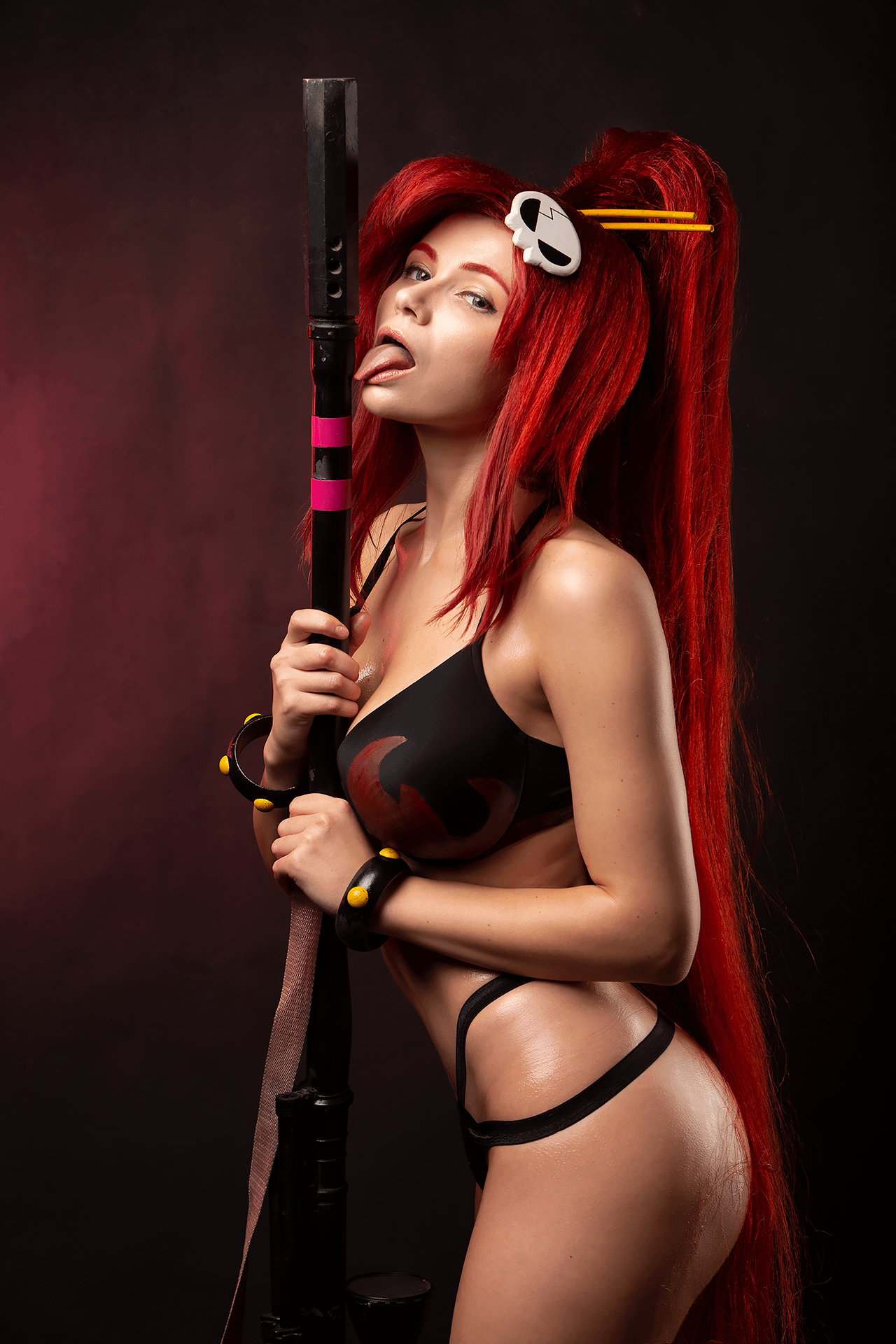 Lewd Yoko Littner Gurren Lagann Cosplay by Nancy Novikova