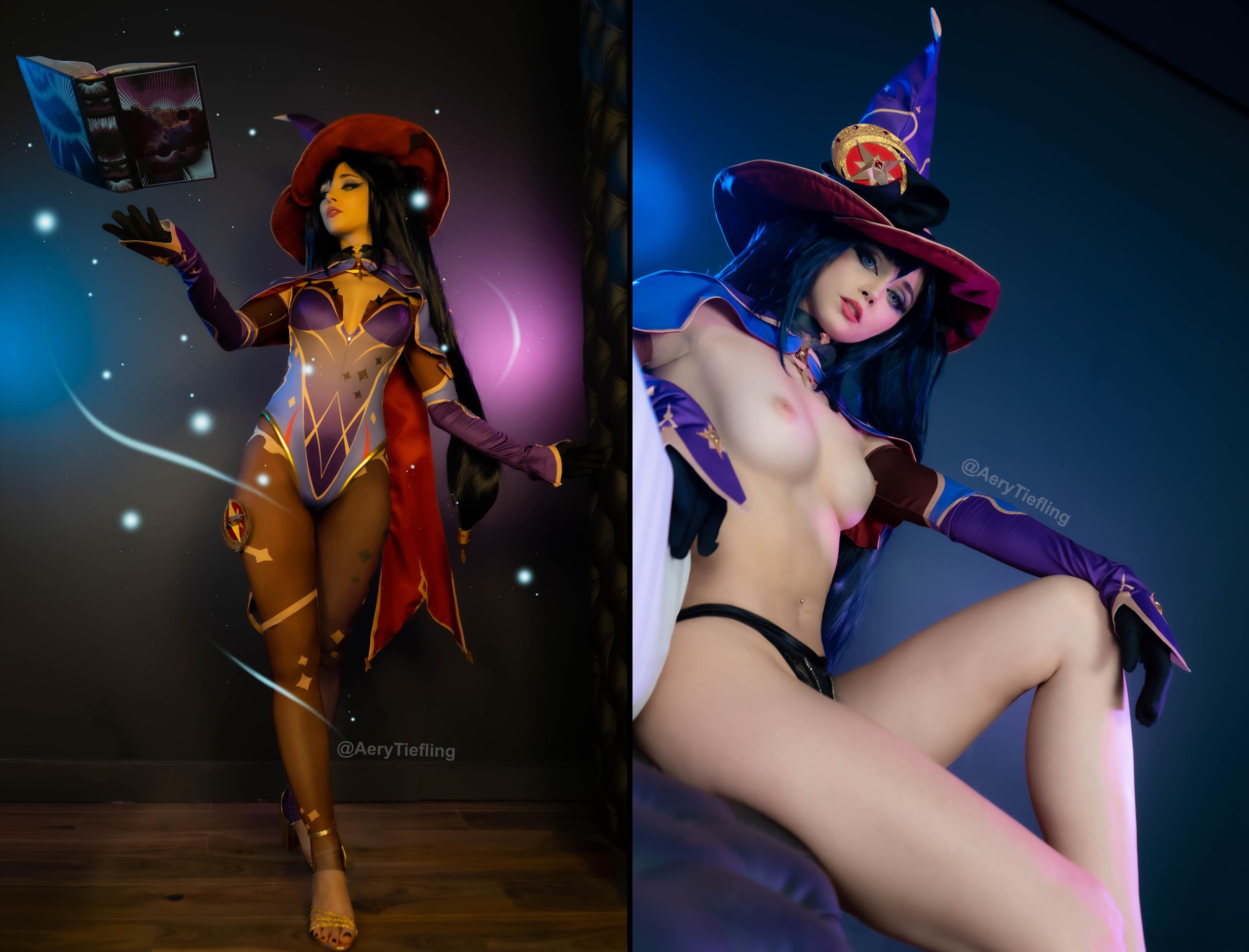 Aery Tiefling – Mona Cosplay NSFW: Genshin Impact Lewd Roleplay