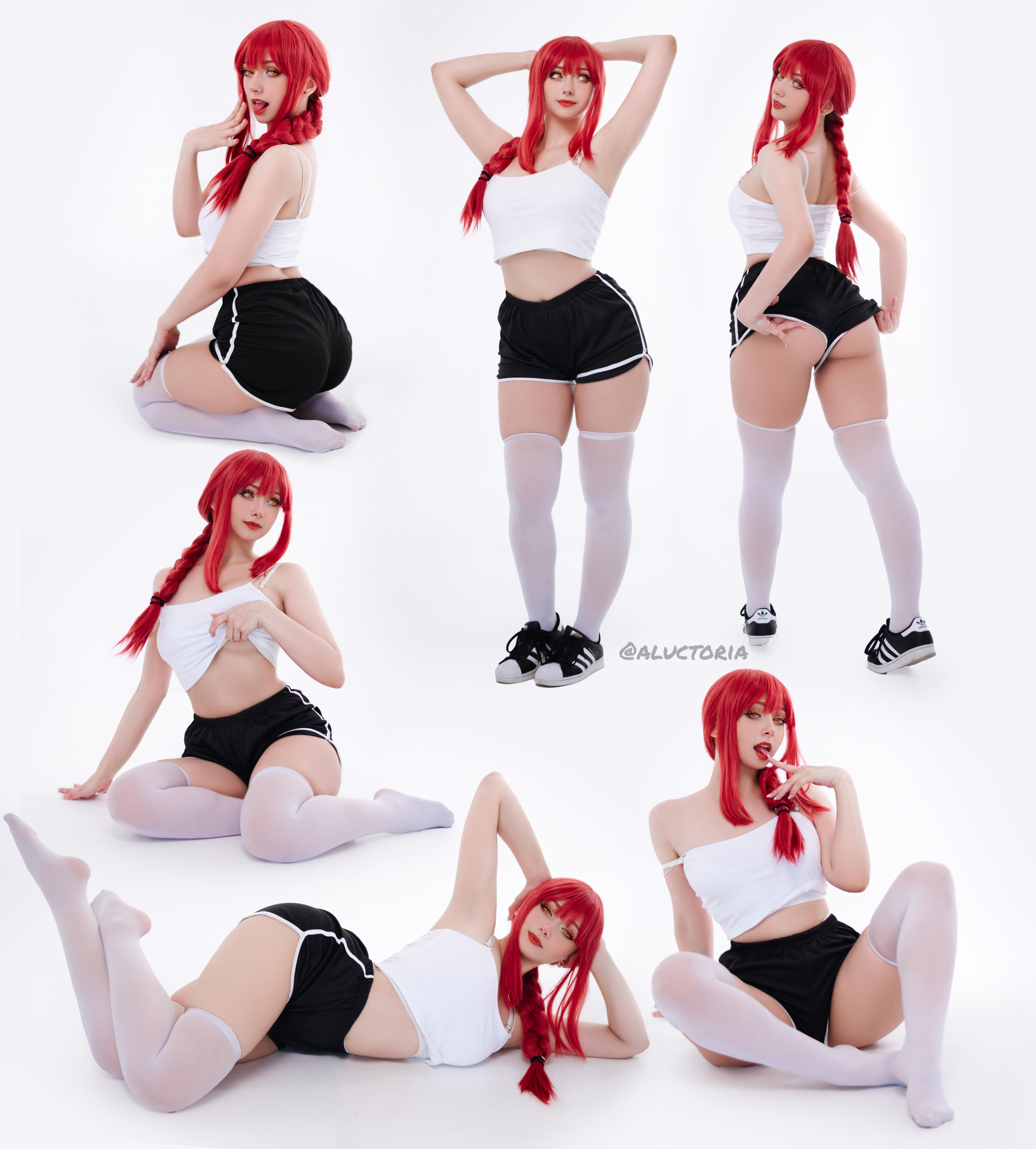 Aluctoria’s Lewd Makima Cosplay – Nerd Porn Fantasy