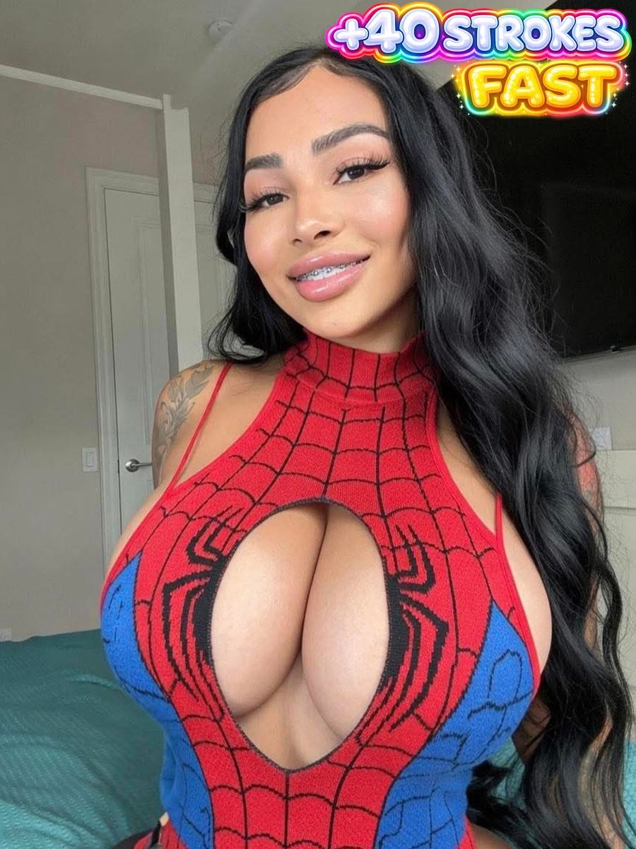 Ahegao Goddess Takes On the Stroking Challenge with Tongues and Cum