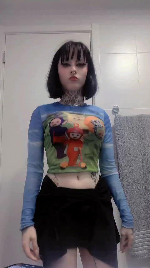 Silly Goth Girls Unleash Their Inner Geek