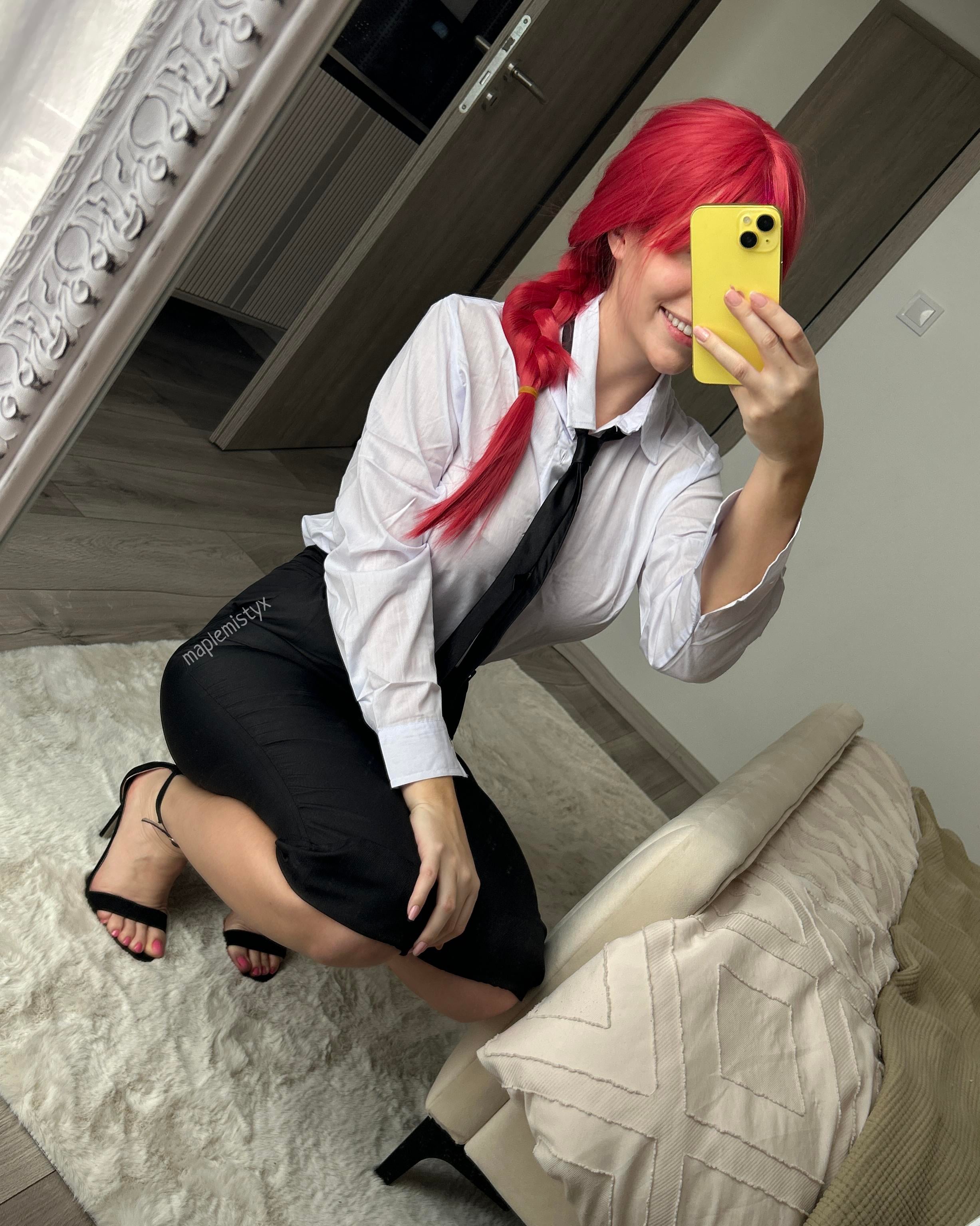 Makima Chainsaw Man Cosplay Leaked