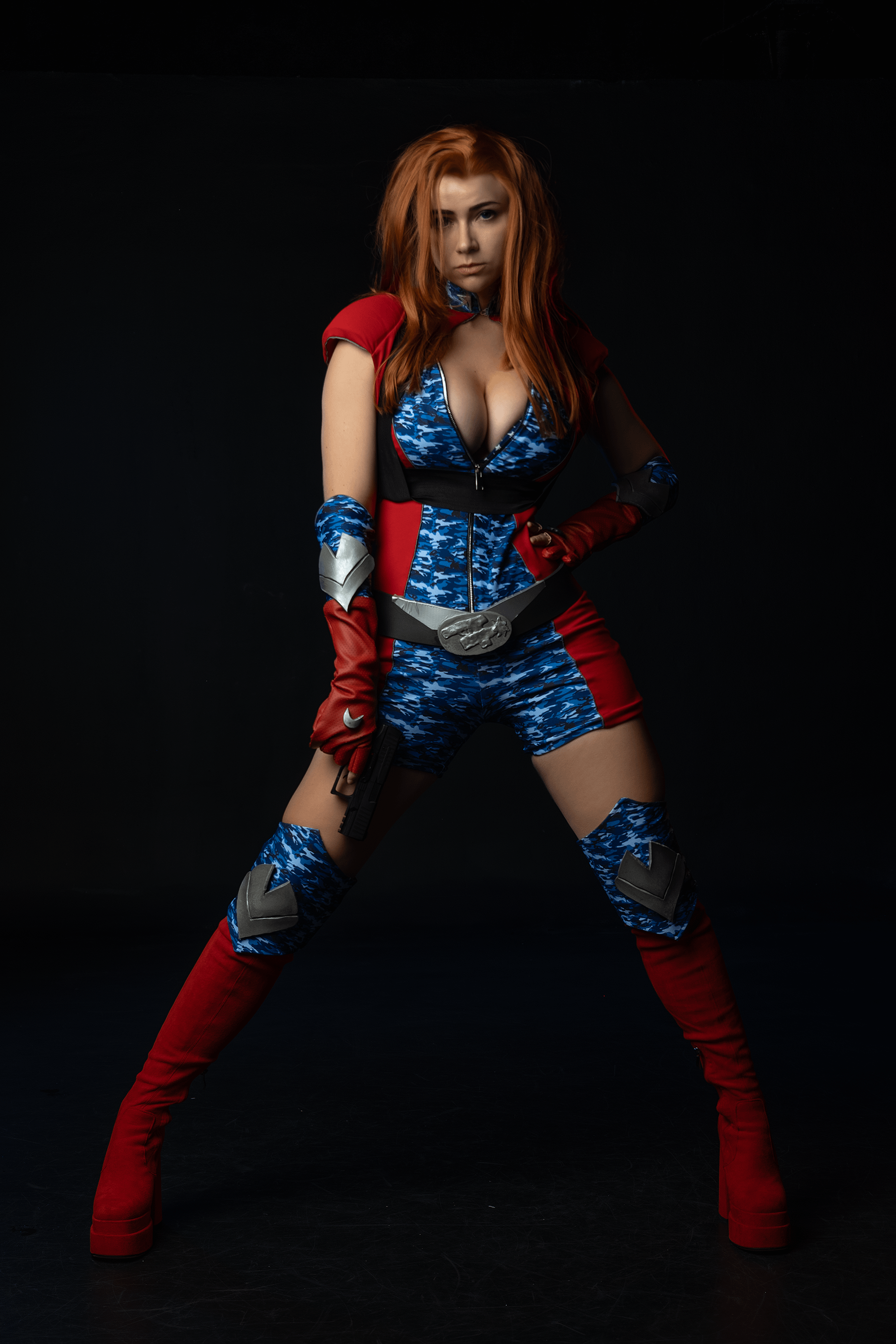 Nancy Novikova as Firecracker: Sizzling The Boys Cosplay