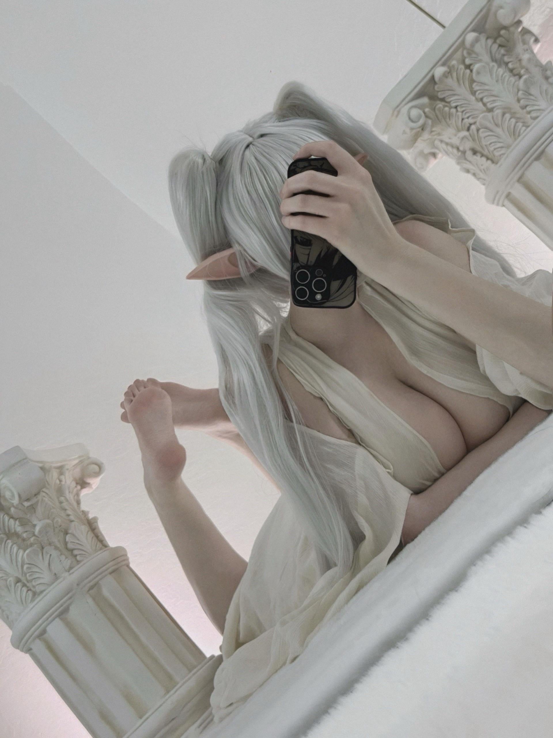 Kawaii Cosplay Frieren Lewd Transformation