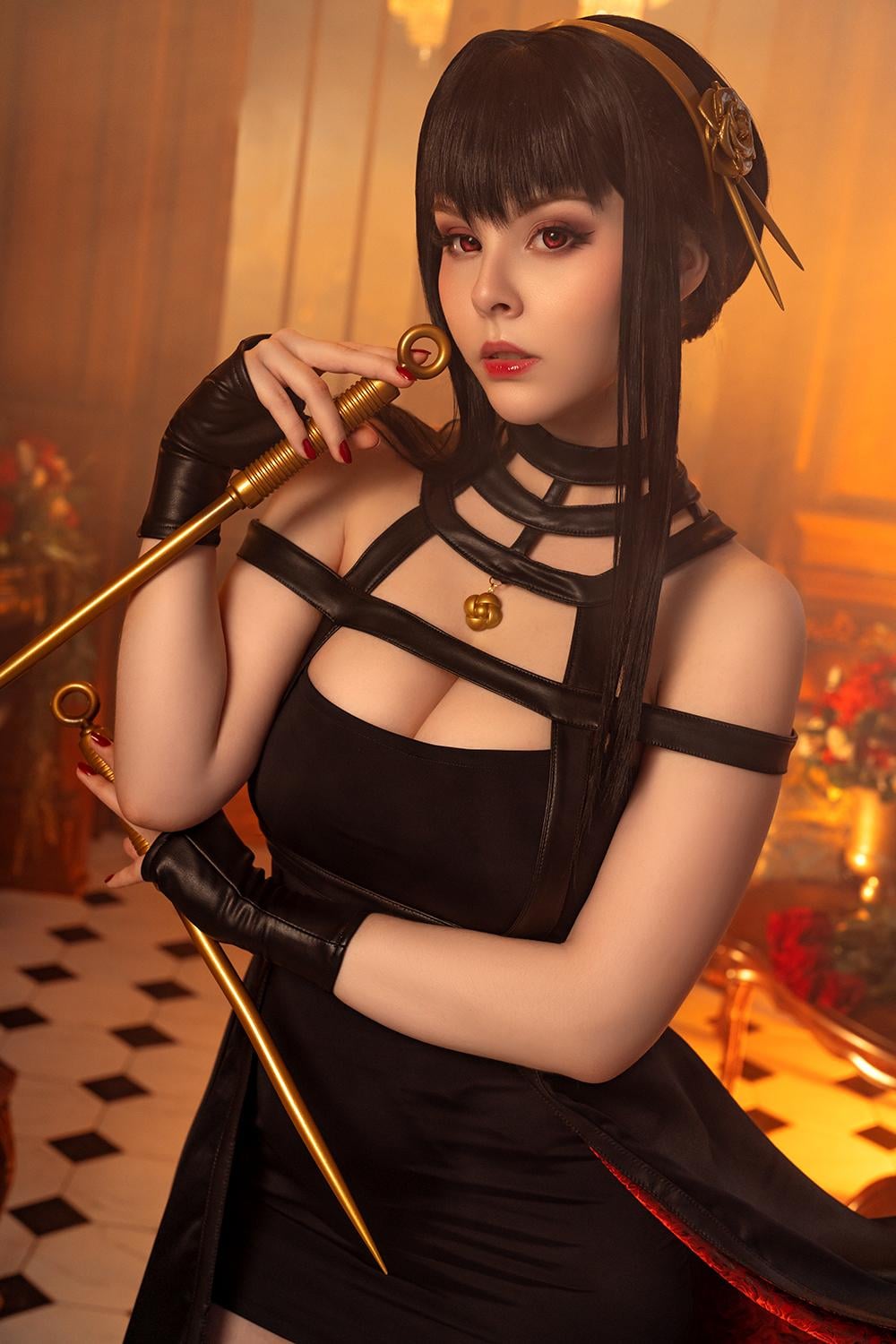 HellyValentine Rocks Yor Forger Cosplay