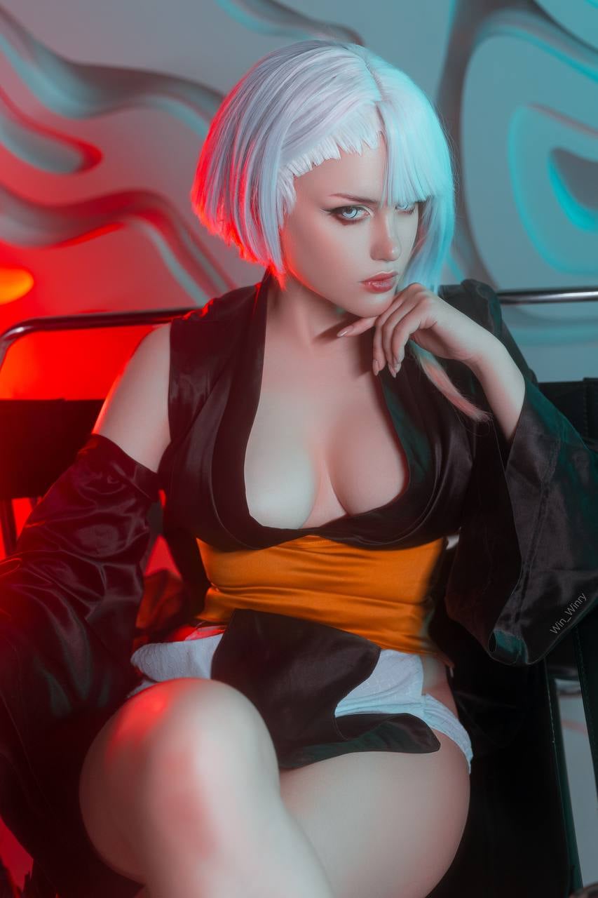 Lucy Kushinada Cyberpunk Cosplay Porn