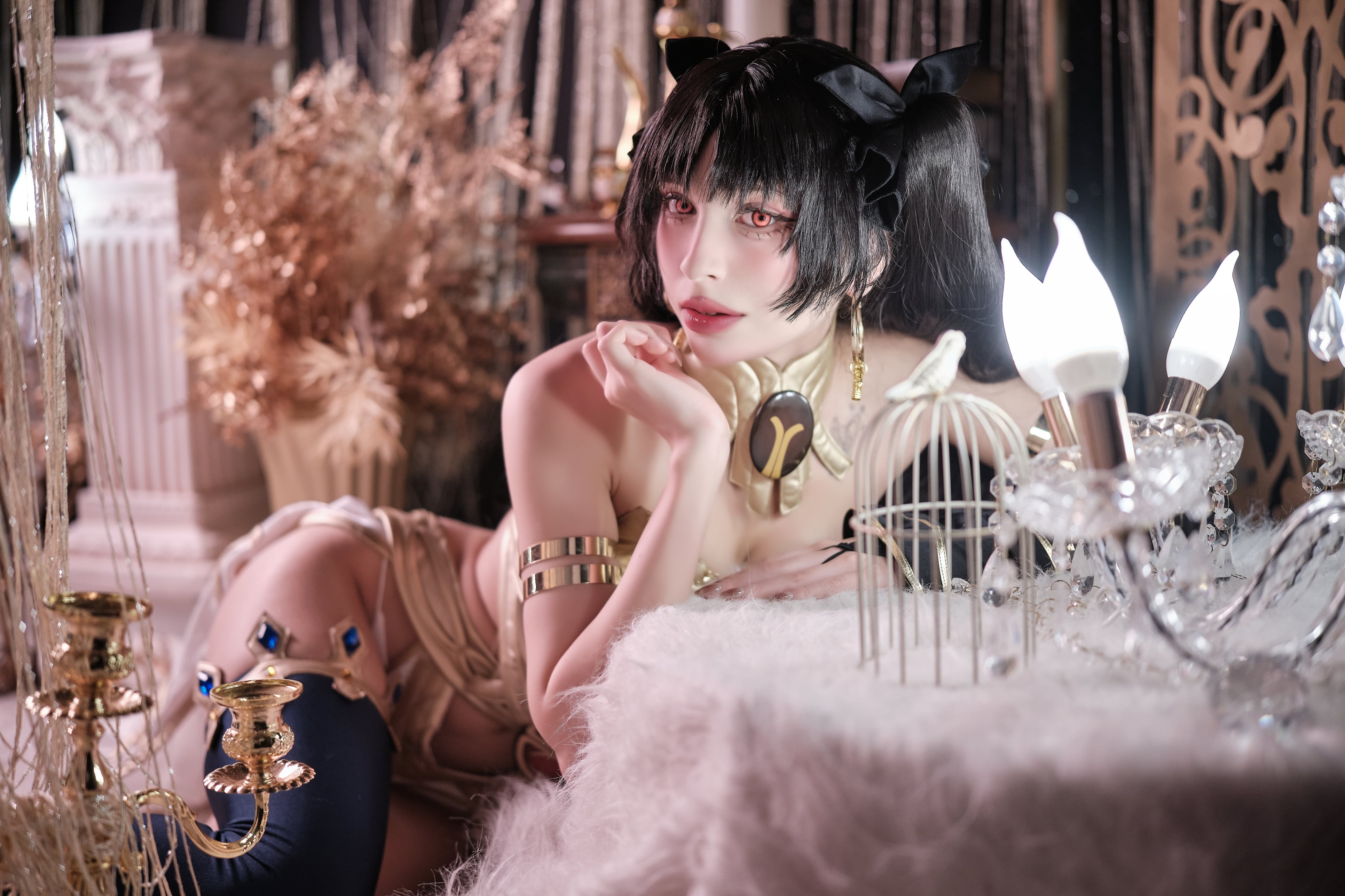 Luna’s Cosmic Cosplay Escort: Ishtar’s Sensual Nerdy Charm