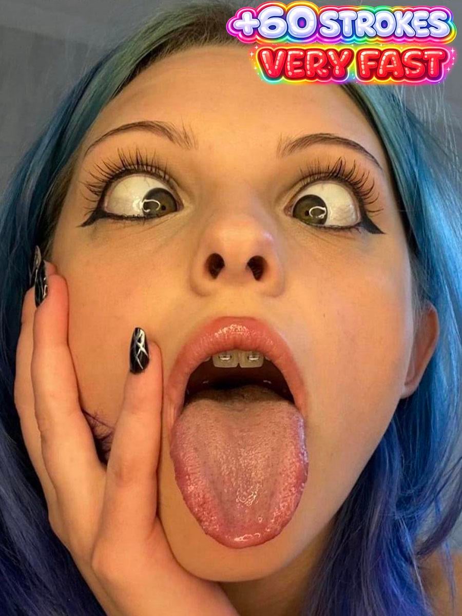 Ahegao Goddess Challenges Her Fans in Epic Stroking Session
