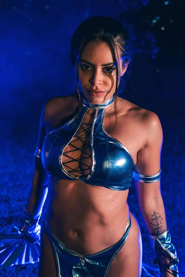 Kitana Mortal Kombat Cosplay by MarPlayX – Nerdy Redhead in Explicit RPG Cosplay Porn