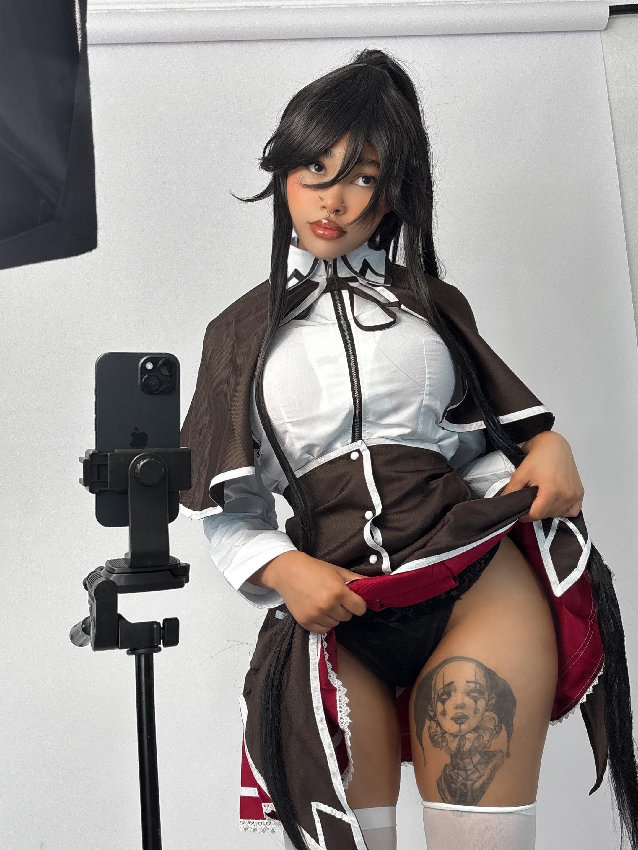 Akeno Himejima Highschool DXD Cosplay for Nerdy Amateur Anime Cosplay Sex