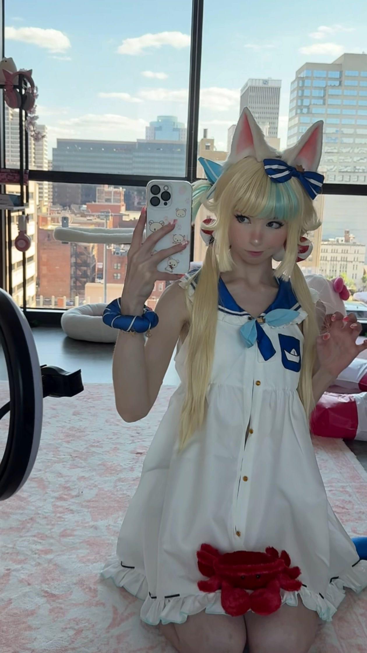 Pockycats Sameko Saba Cosplay: Geek Girl XXX Tabletop Gamer Nude