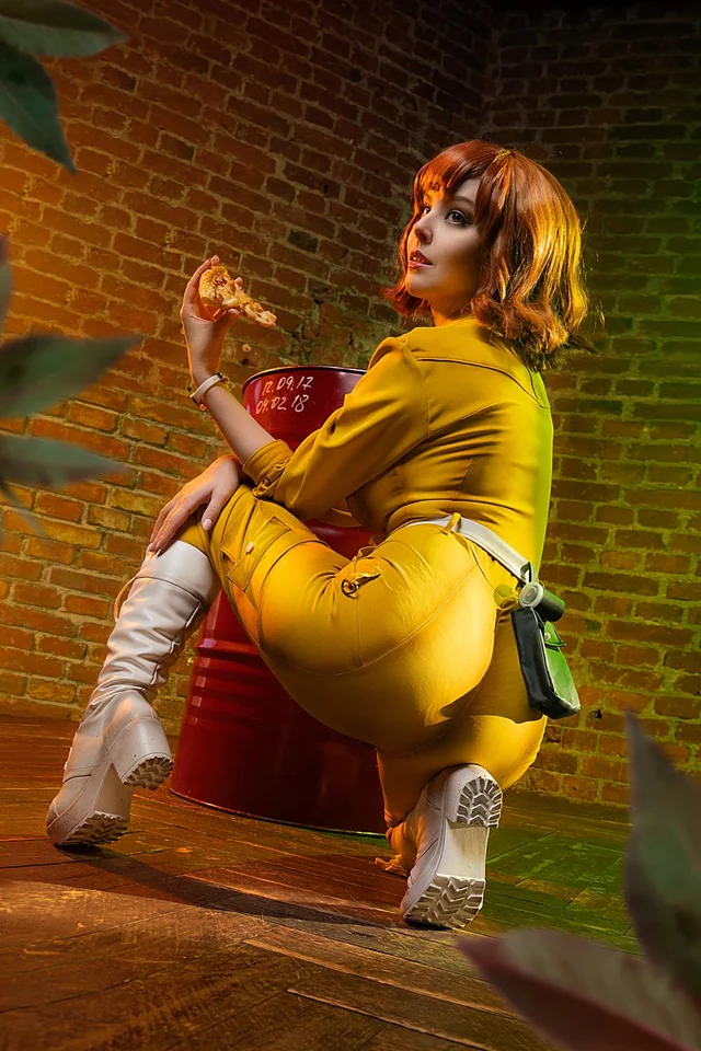 HellyValentine April Cosplay Nerd Girlfriend Striptease