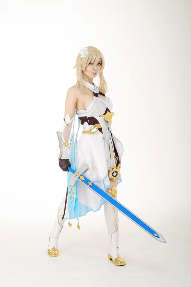Lumine Genshin Impact Cosplay Sex with Sia Siberia