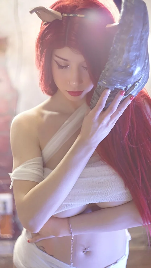 Shannyplays Lucy Elfen Lied Cosplay Gets Nude and Naughty
