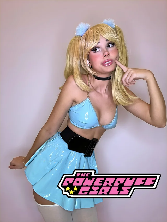 Bubbles Powerpuff Girls Cosplay Nude Tease by Lucycosplay