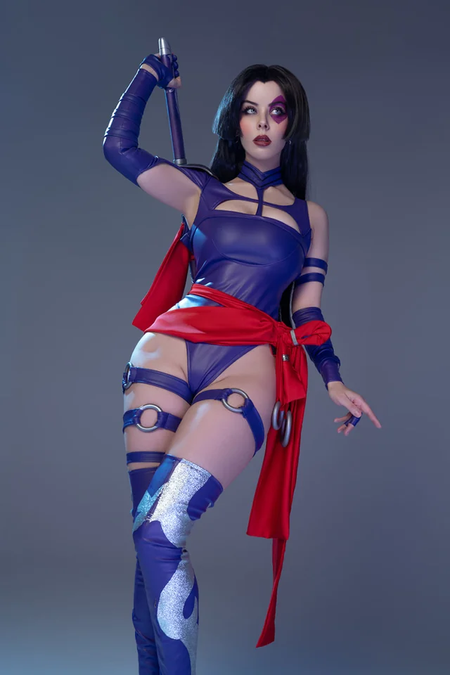 Psylocke X-Men Cosplay Tease by HellyValentine