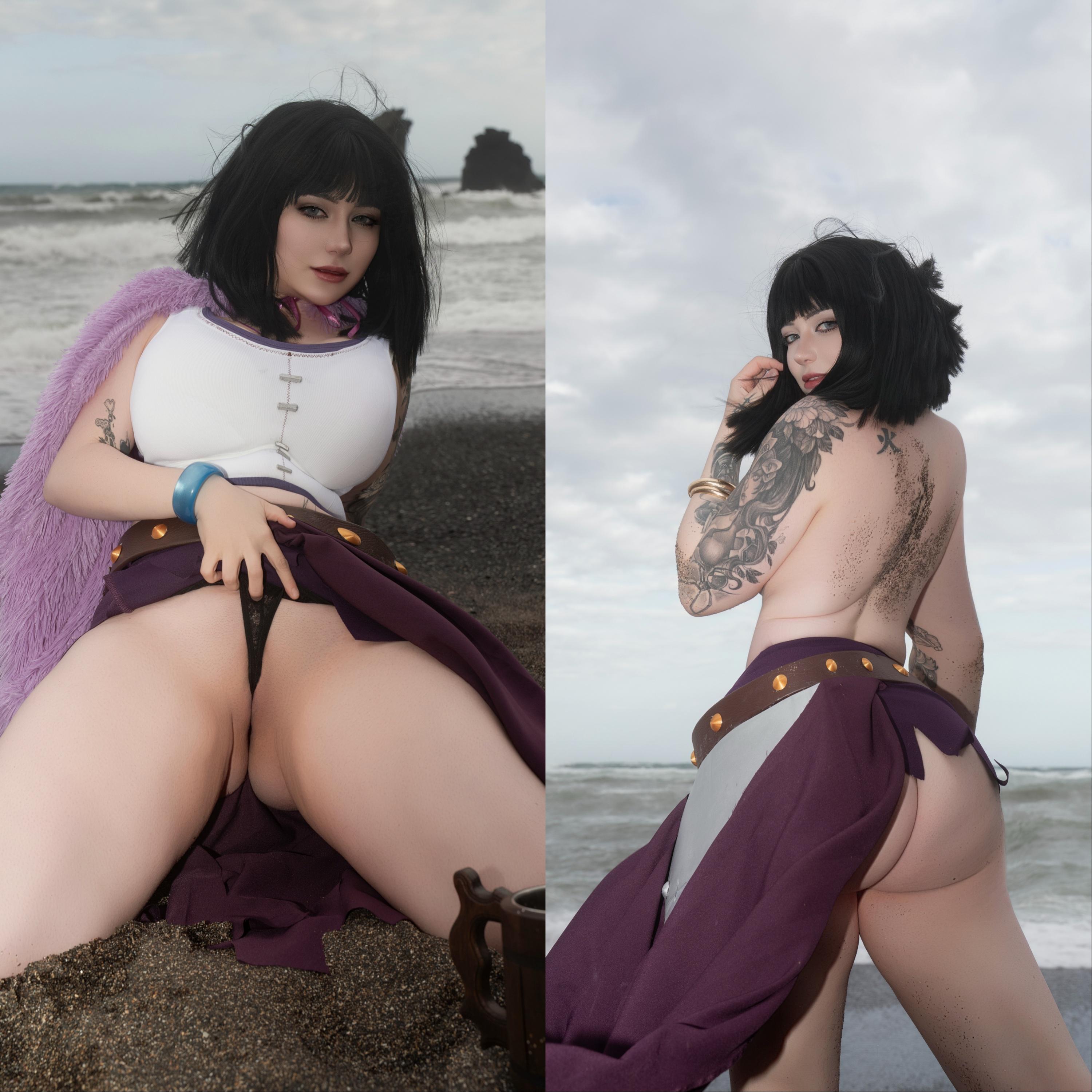 Nico Robin cosplay slut gets her nerdy pussy pounded in One Piece hentai