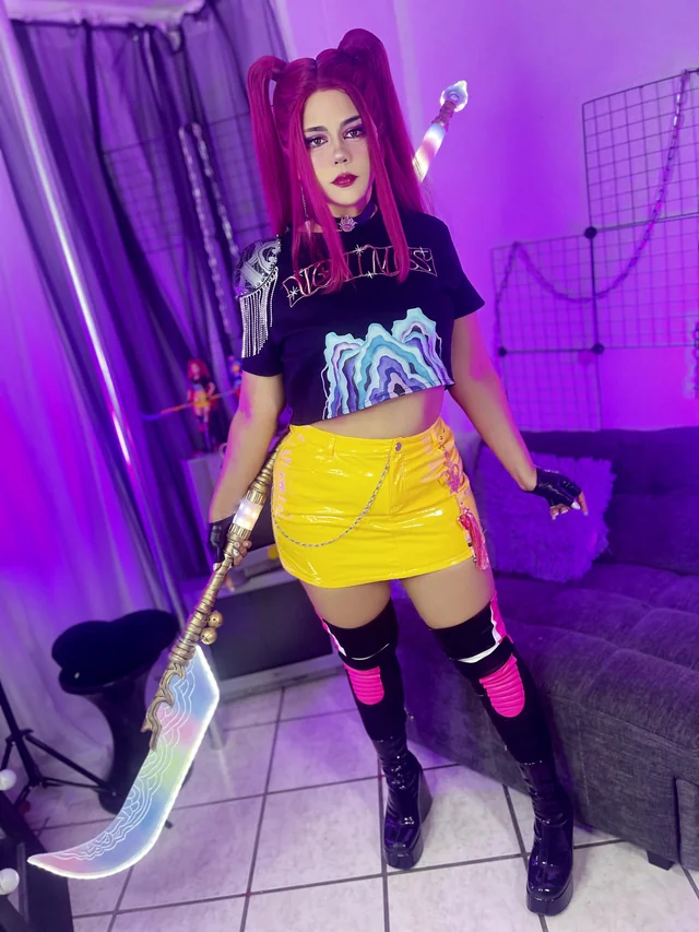 Mira Huntrix Gamer Girl Nude Tabletop Cosplay Tease