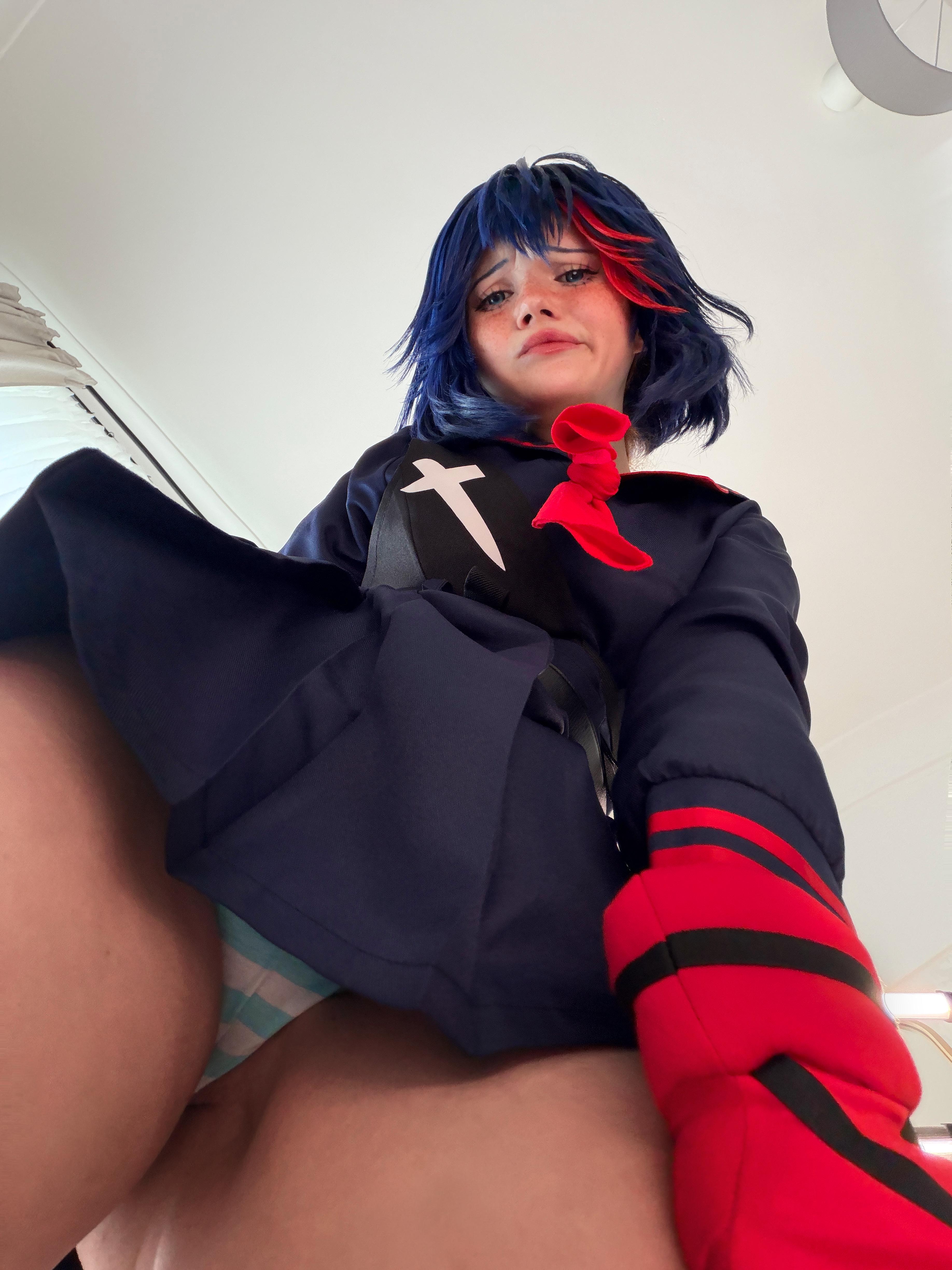 Neyrodesu Ryuko Matoi cosplay nude fantasy glasses blowjob