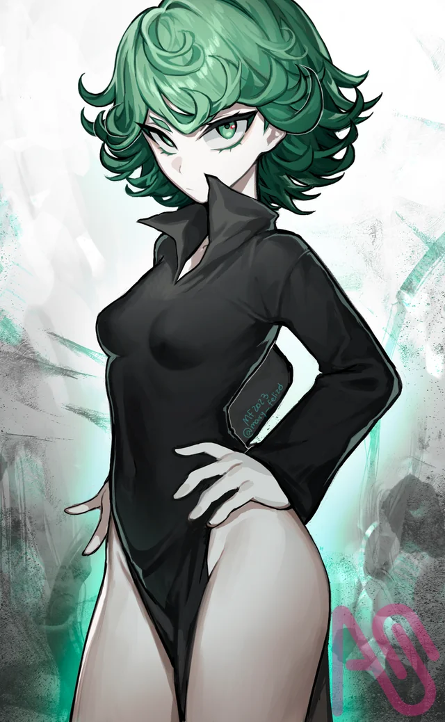 Tatsumaki cosplay sex with glasses porn and petite nerd girlfriend energy