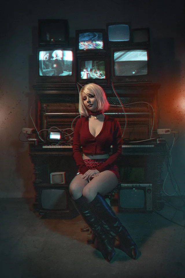 HellyValentine’s Maria cosplay nude – tabletop gamer redhead fantasy