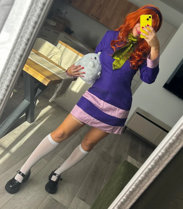 Maplemistyx Daphne Scooby-Doo Cosplay Nude Glasses Blowjob
