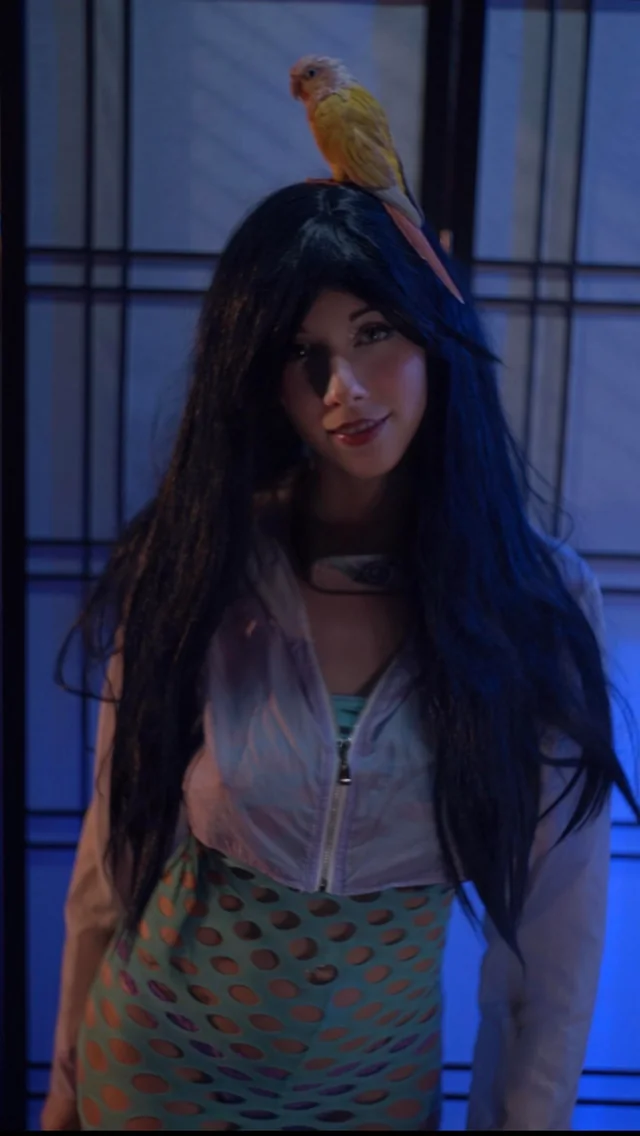 Hinata cosplay streamer girl nude in lewd anime roleplay