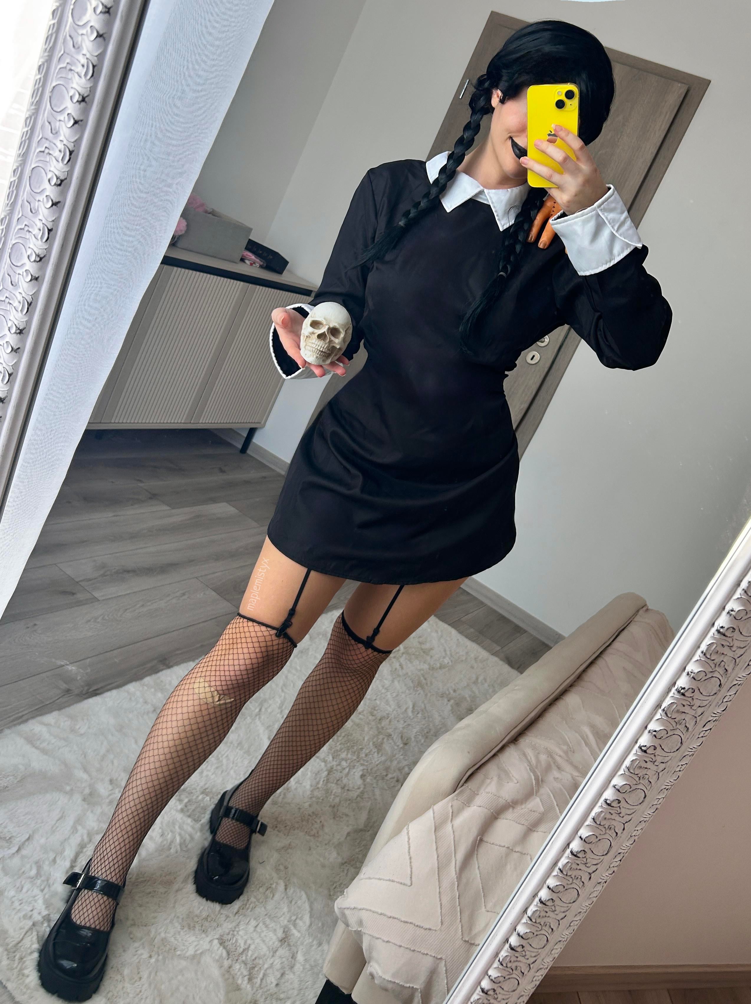 Wednesday’s Dark Desires: A Cosplay Take on the Addams Family