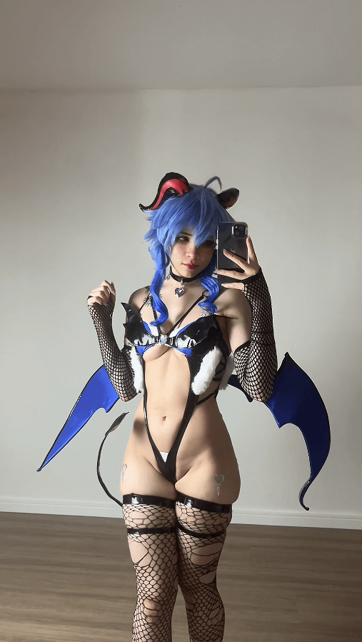 Ganyu cosplay by StarSthormy