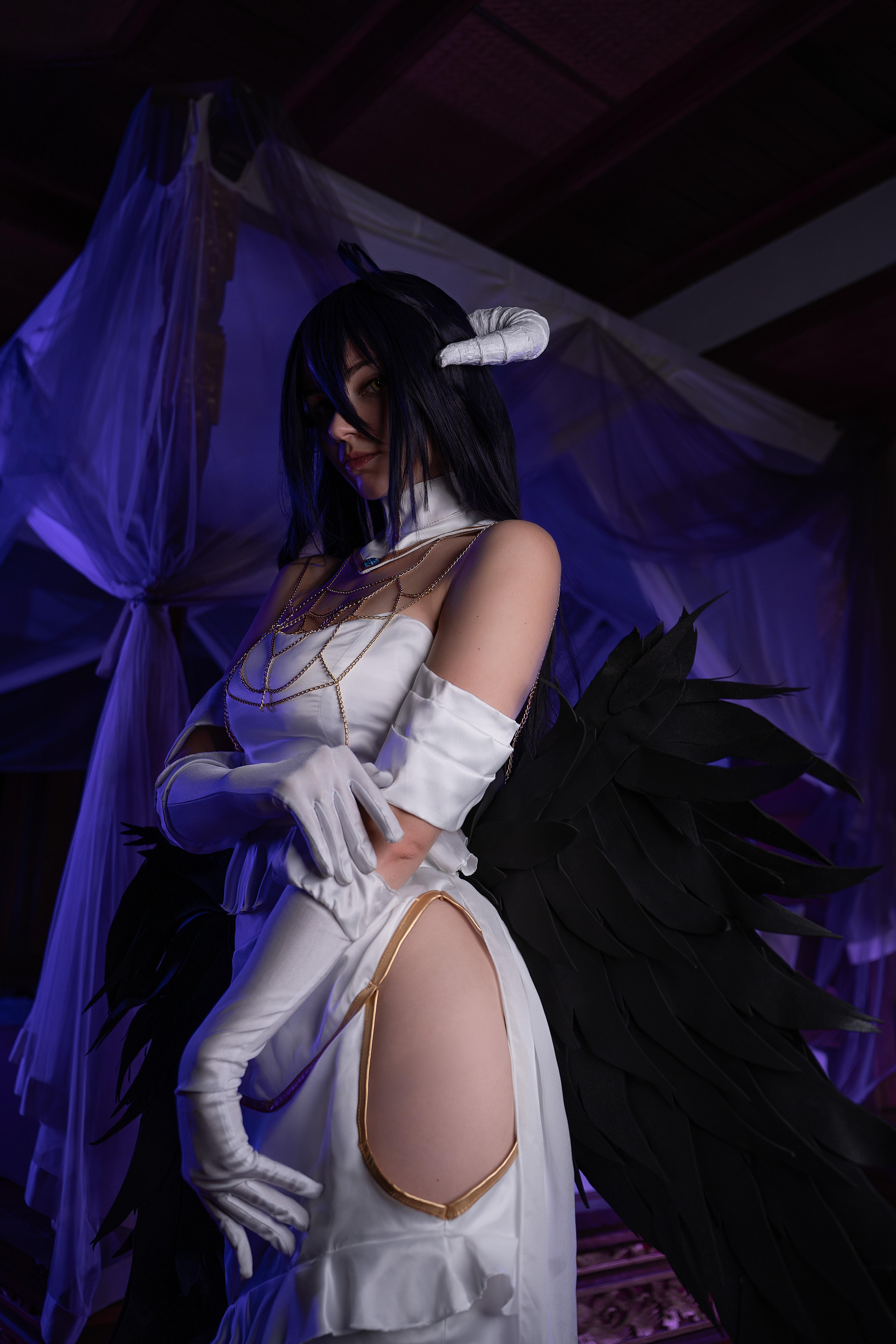 Albedo (Overlord cosplay) by Nancy Novikova
