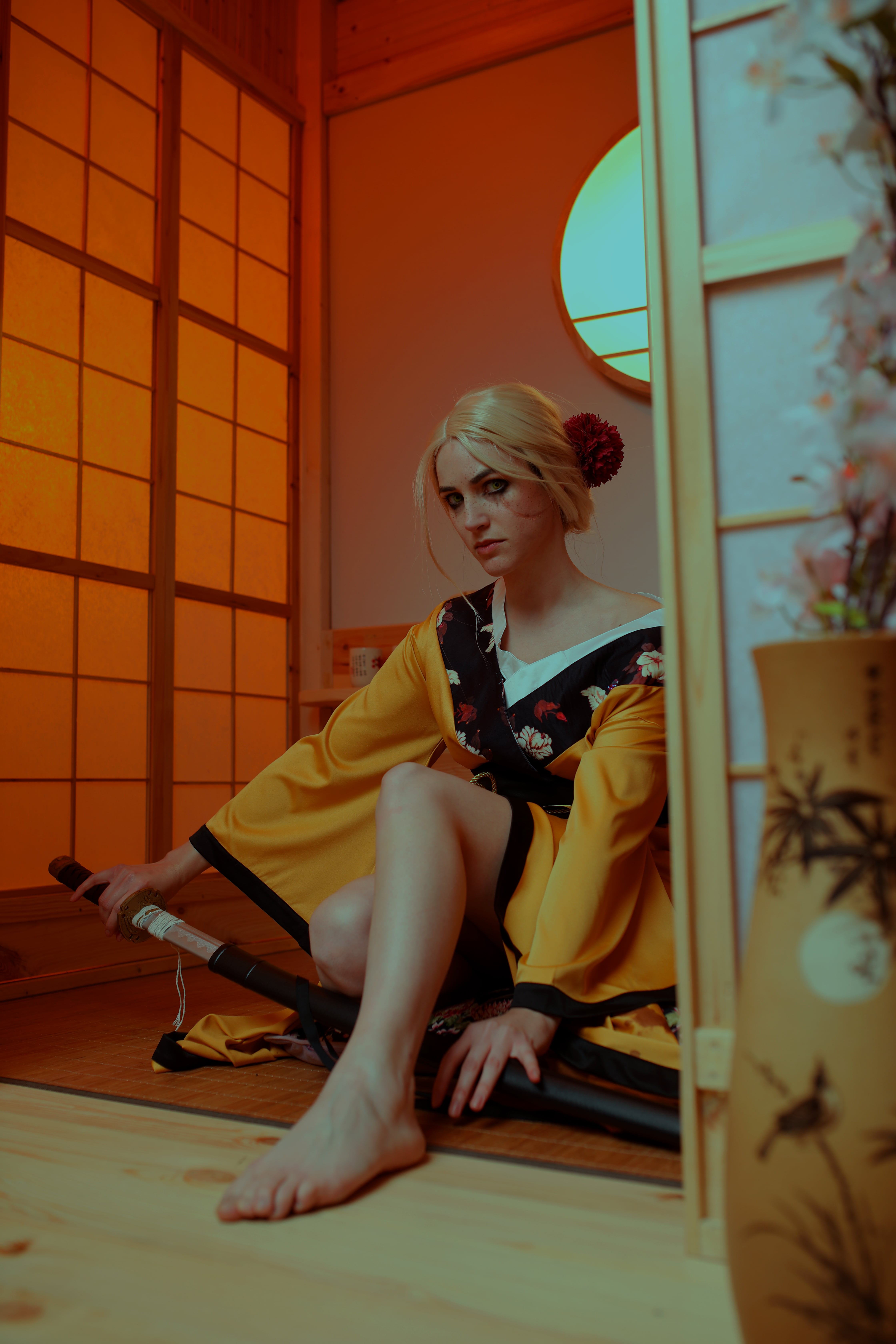 Ciri (kimono) from The Witcher 3 by Milashiroki