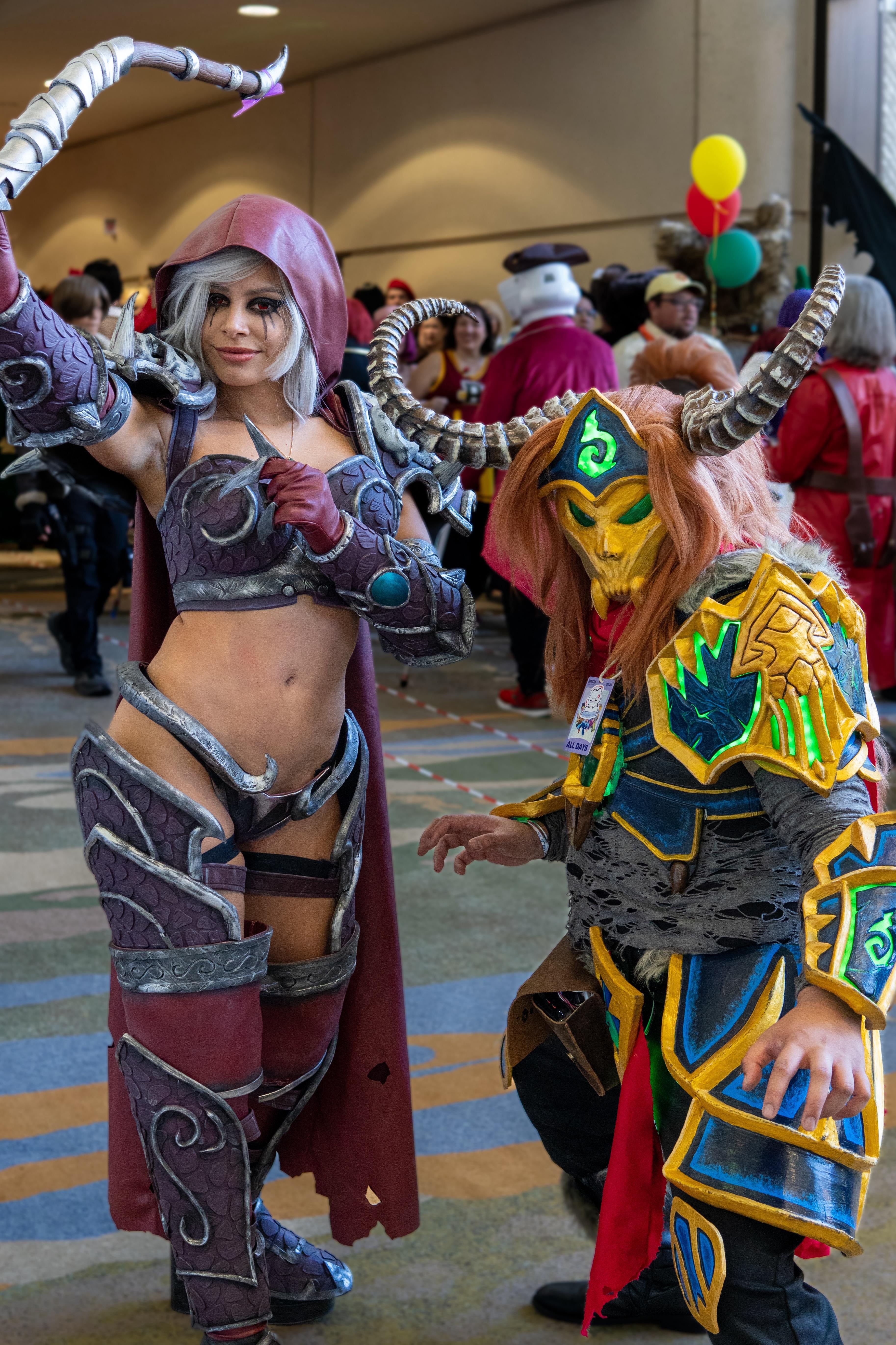Sylvanas at the con vs. photoshoot (MarPlayX) [World of Warcraft]