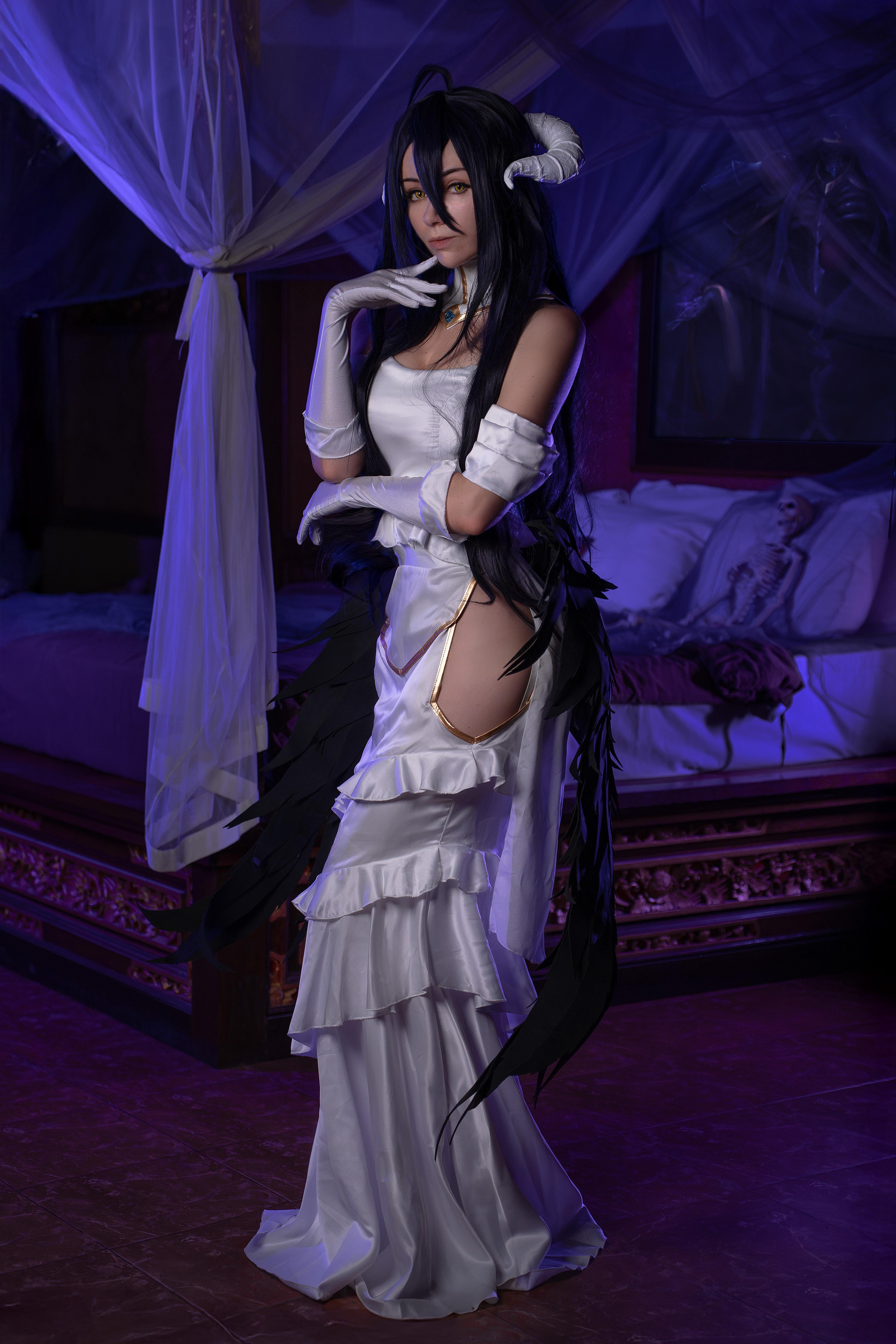 Albedo (Overlord cosplay) by Nancy Novikova