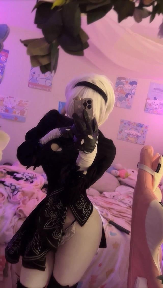 my 2b cosplays that I’ve done throughout the years! (kltt3y) [nier automata]