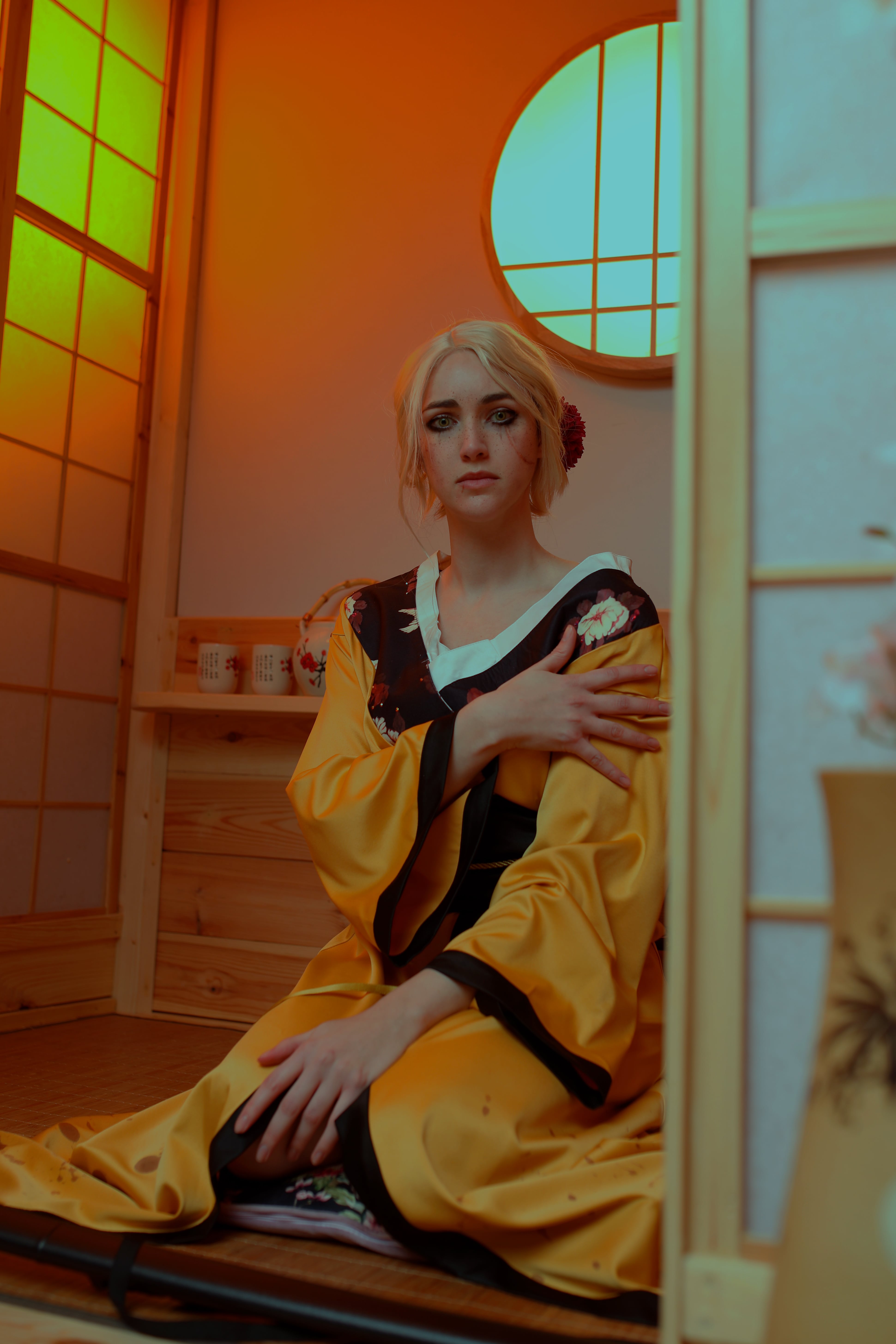 Ciri (kimono) from The Witcher 3 by Milashiroki