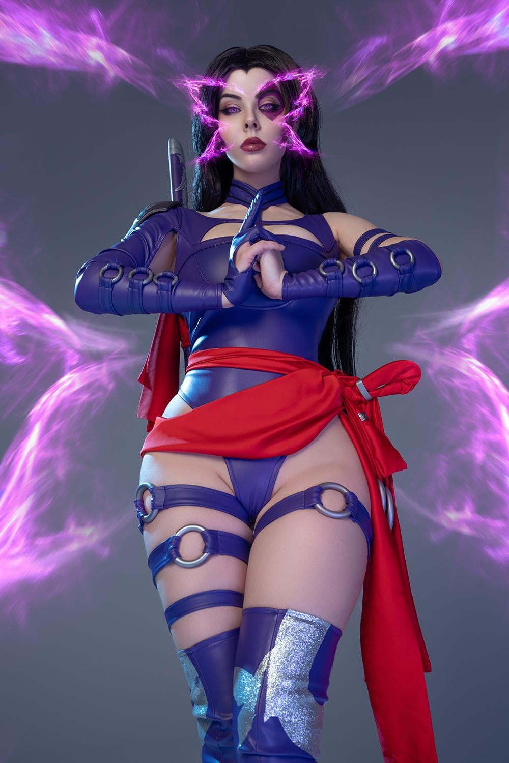 Psylocke cosplay by me HellyValentine